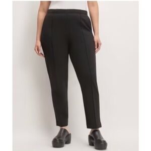 Everlane The Dream Pant Elastic Waist Pockets XL Womens Black NWT Office Travel